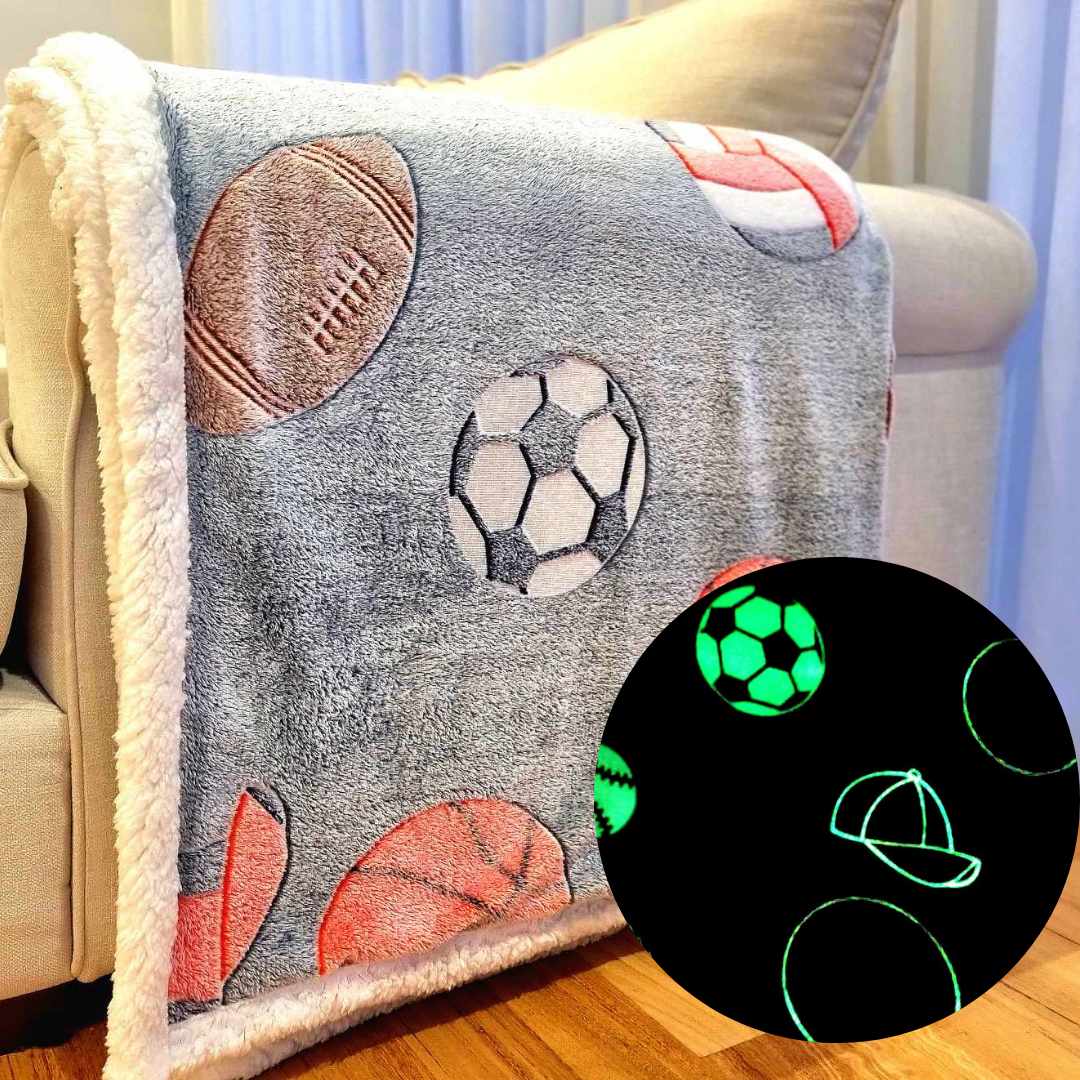 Glow in the dark blanket sports.