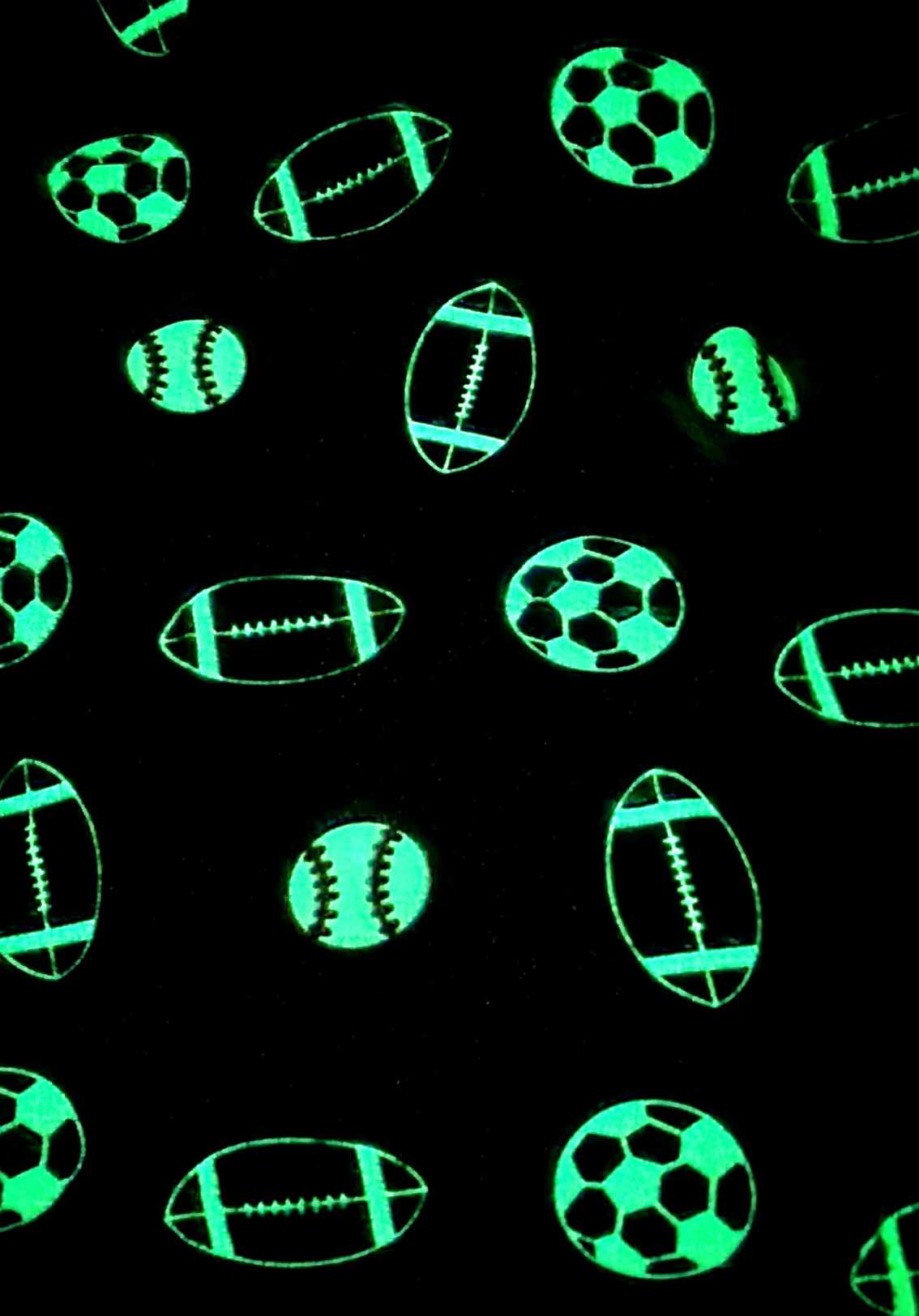 glow in the dark sports blanket